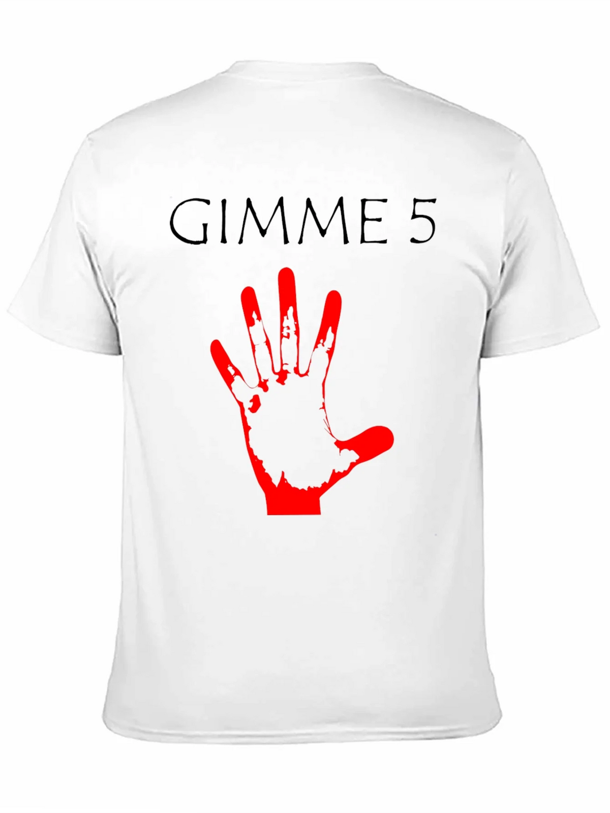 Gimme 5 Graphic Tee - Black Crew Neck T-Shirt product image 2