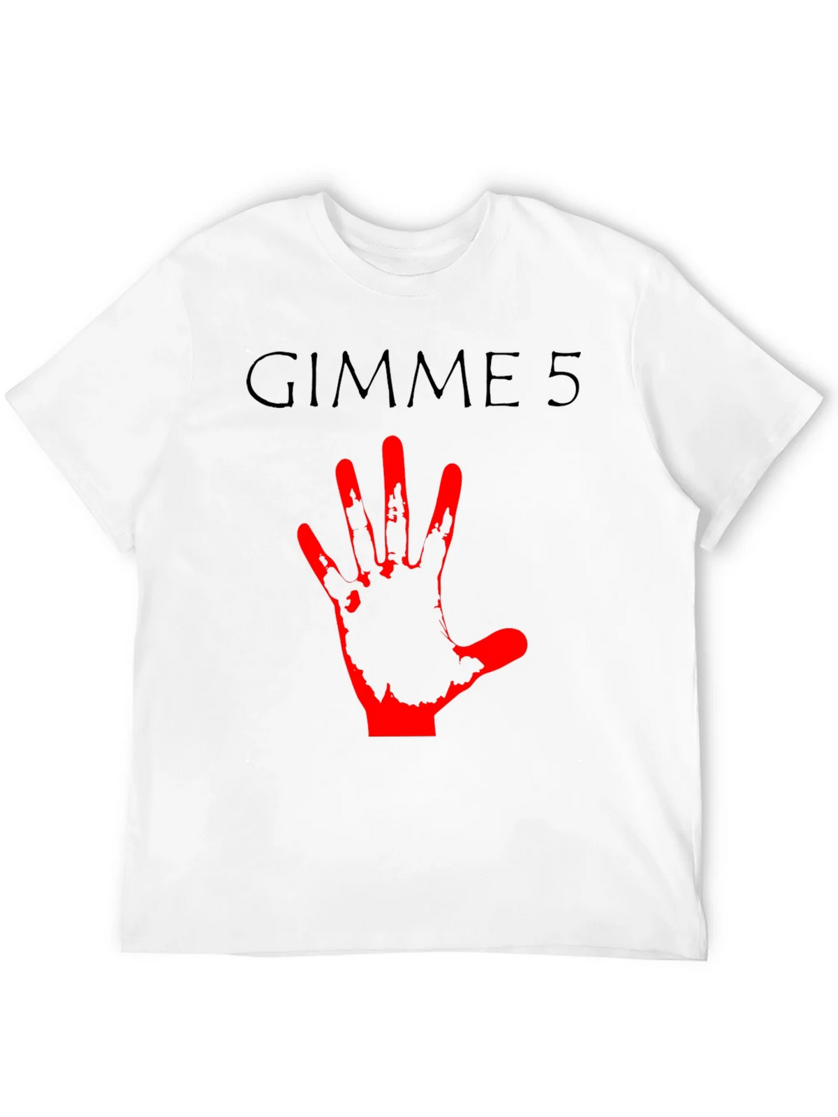 Gimme 5 Graphic Tee - Black Crew Neck T-Shirt product image 3