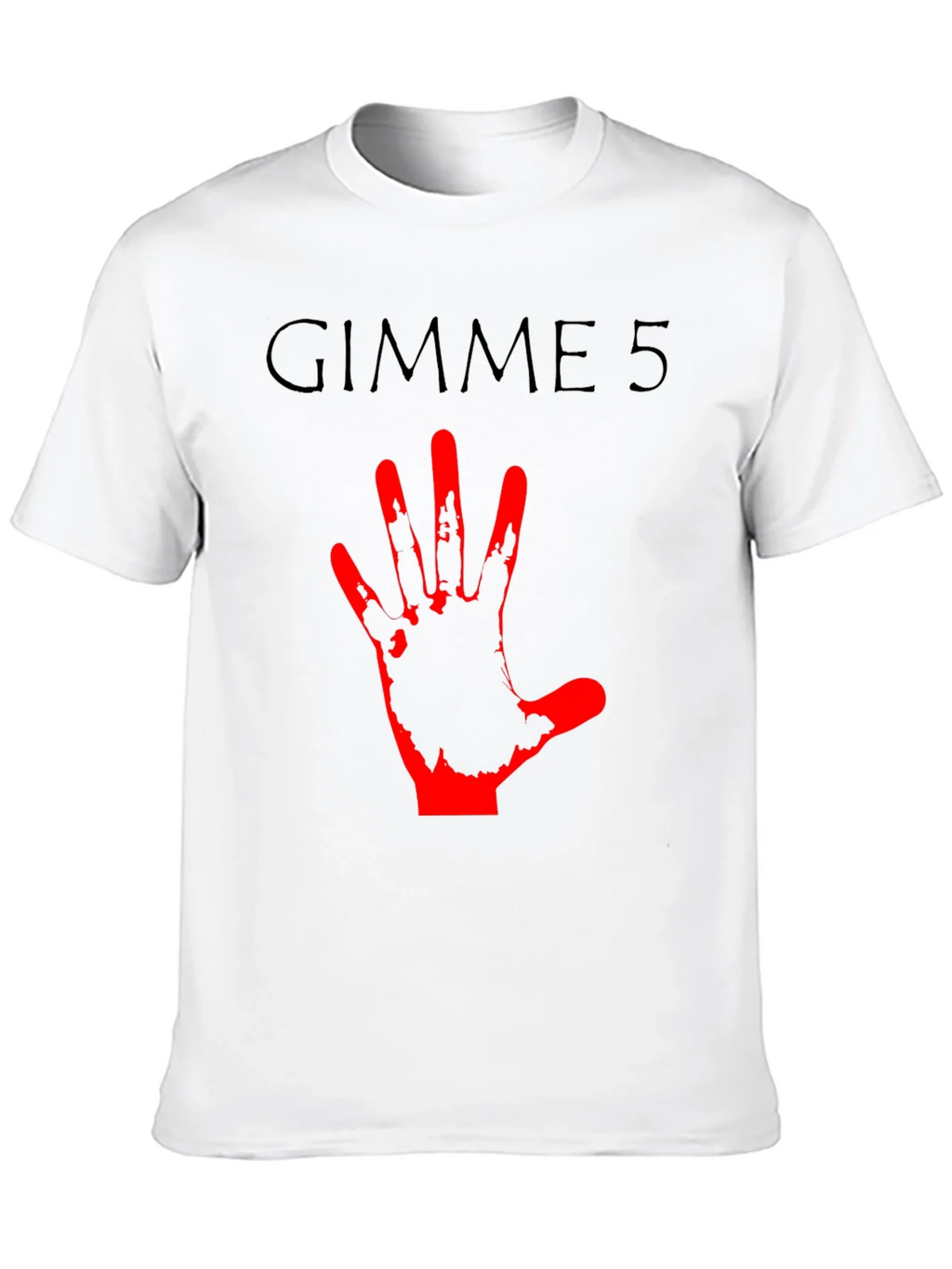 Gimme 5 Graphic Tee - Black Crew Neck T-Shirt product image 12