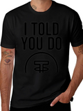 I Told You Do Crypto T-Shirt - Black product image 1