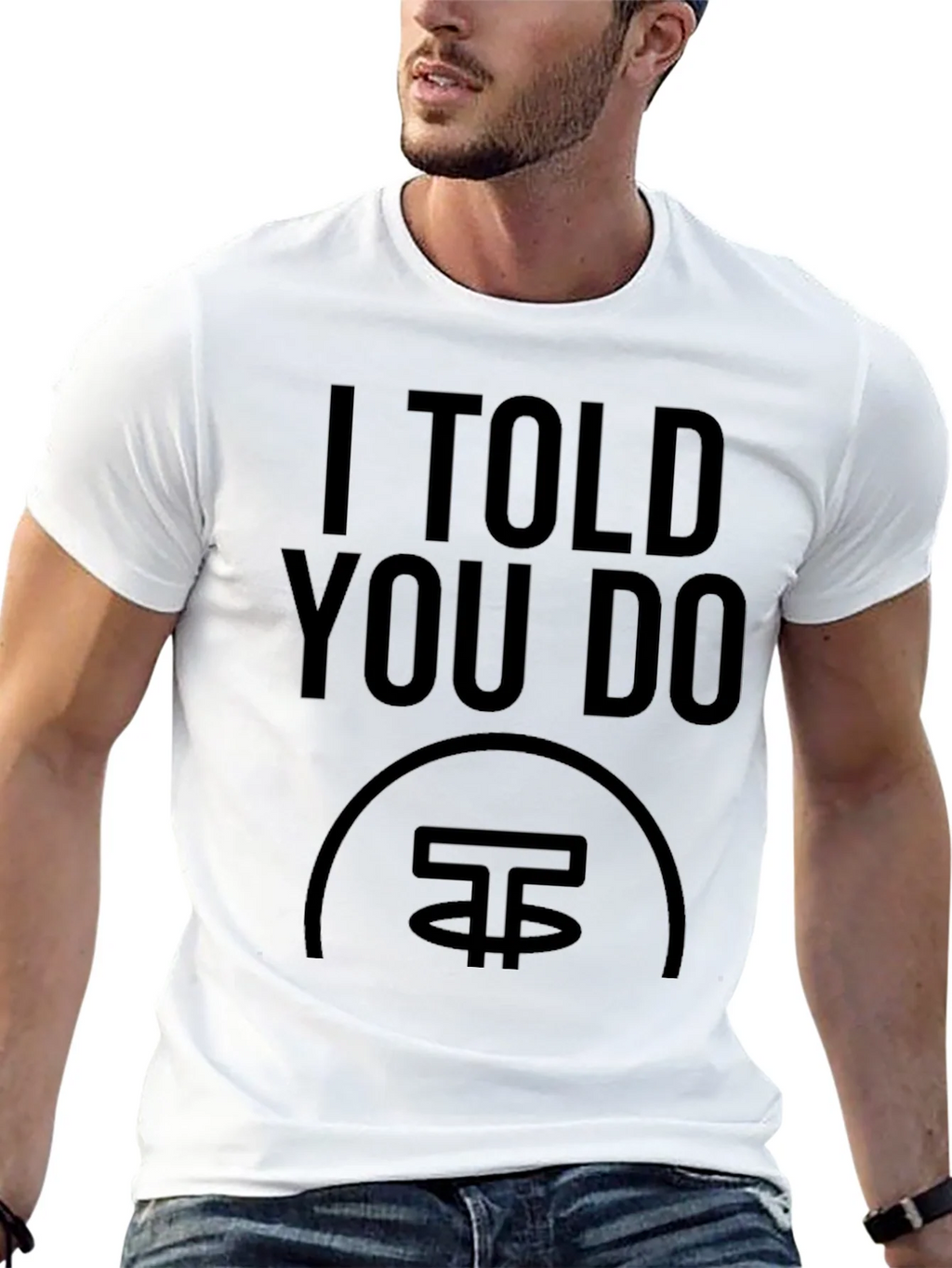 I Told You Do Crypto T-Shirt - Black product image 12