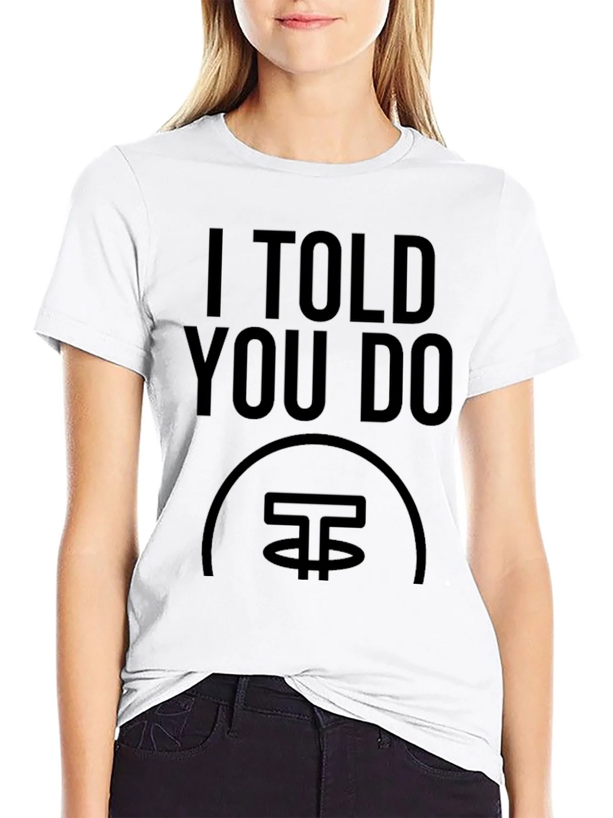 I Told You Do Crypto T-Shirt - Black product image 8