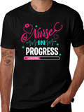 Nurse in Progress Graphic T-Shirt product image 1