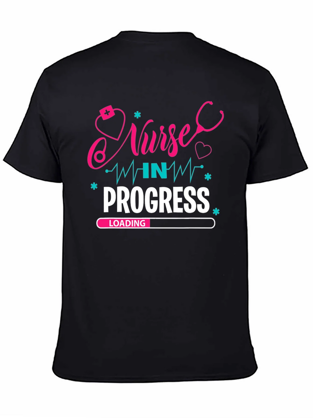 Nurse in Progress Graphic T-Shirt product image 4