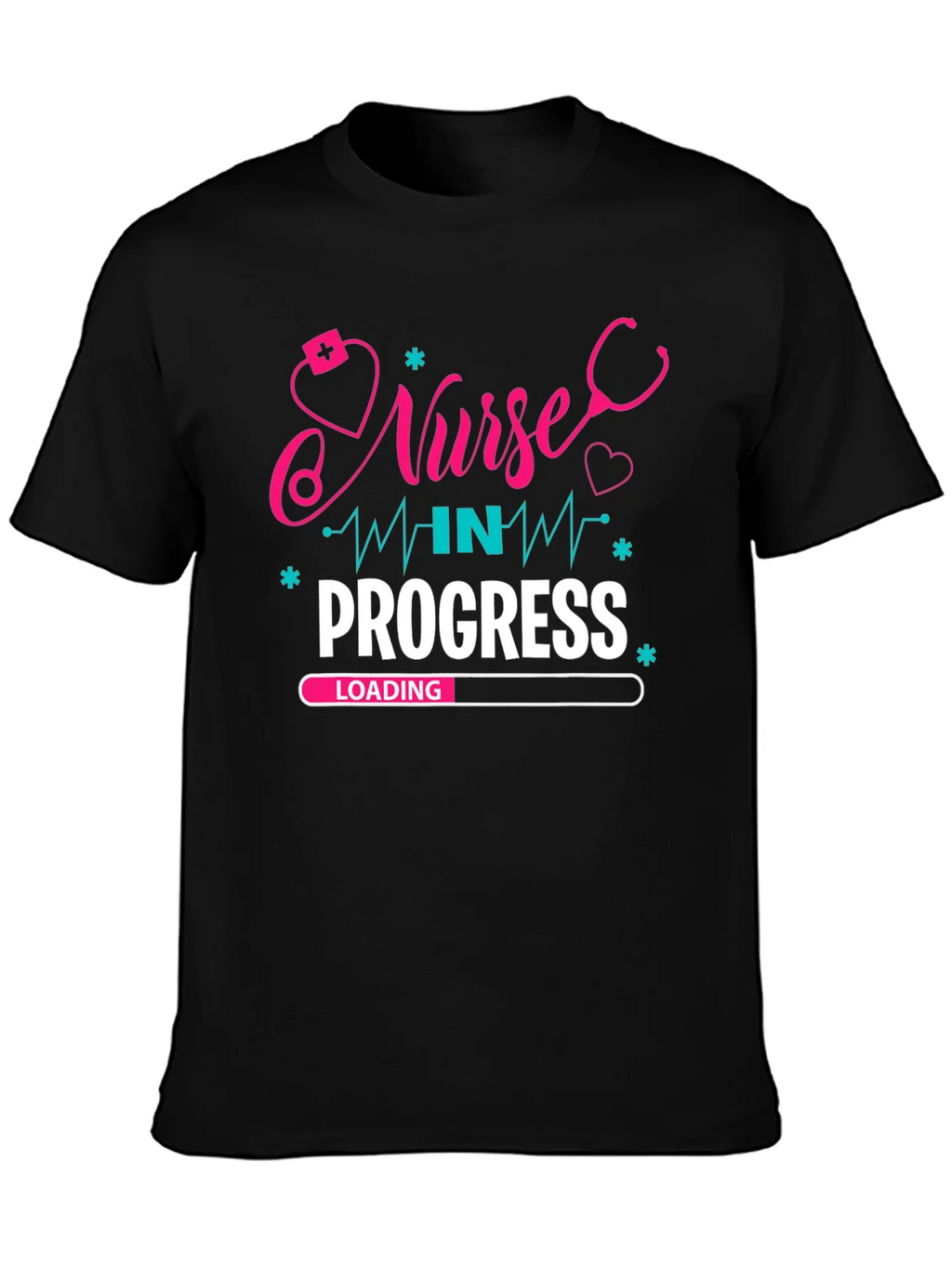 Nurse in Progress Graphic T-Shirt product image 3