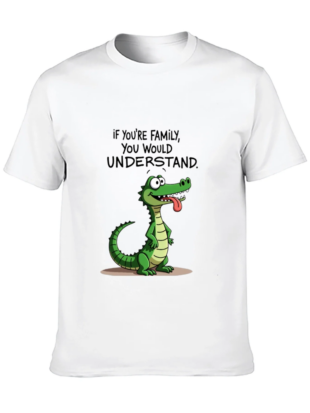 Family Humor T-Shirt: Crocodile Design product image 9