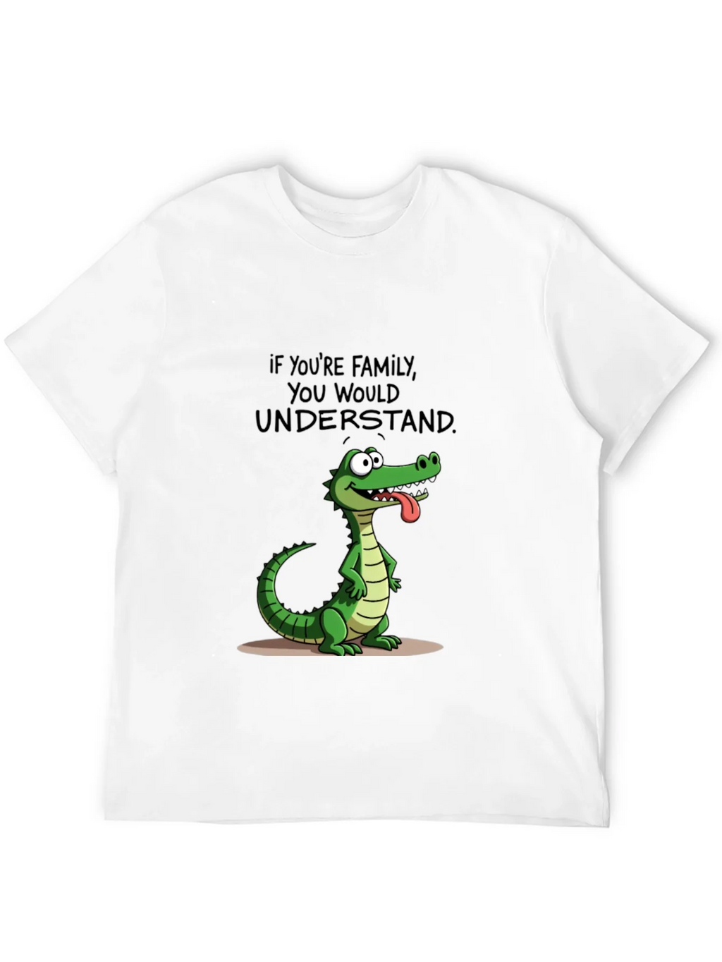 Family Humor T-Shirt: Crocodile Design product image 11