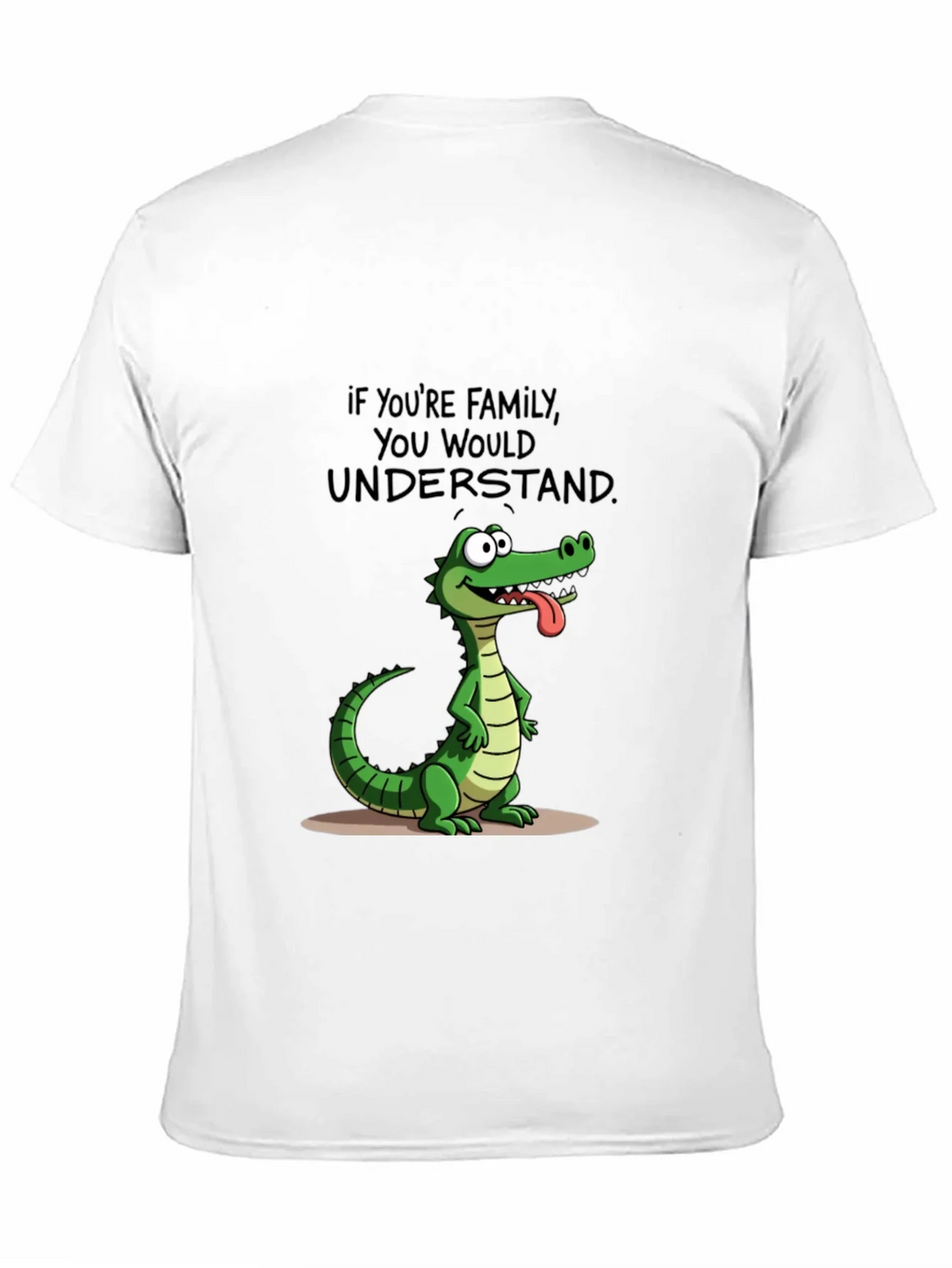 Family Humor T-Shirt: Crocodile Design product image 10