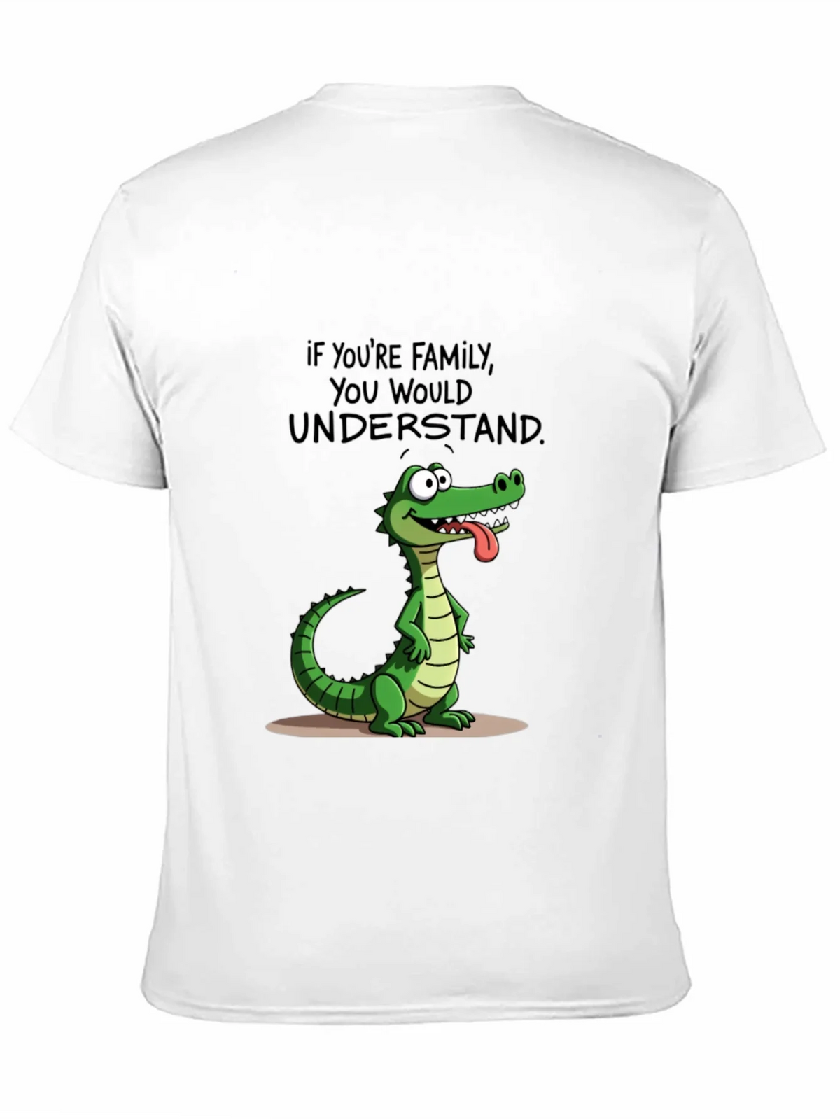 Family Humor T-Shirt: Crocodile Design product image 10