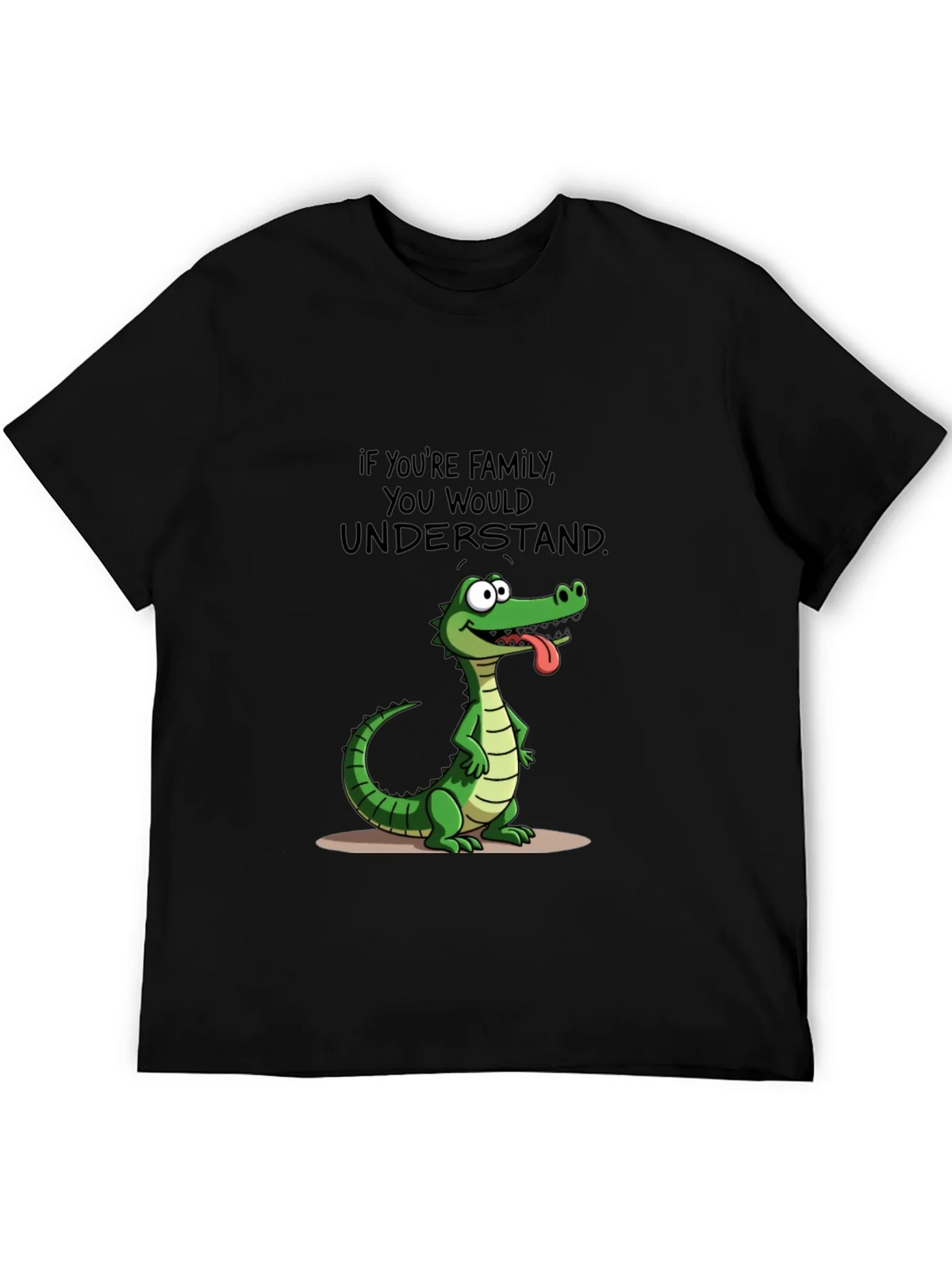 Family Humor T-Shirt: Crocodile Design product image 5