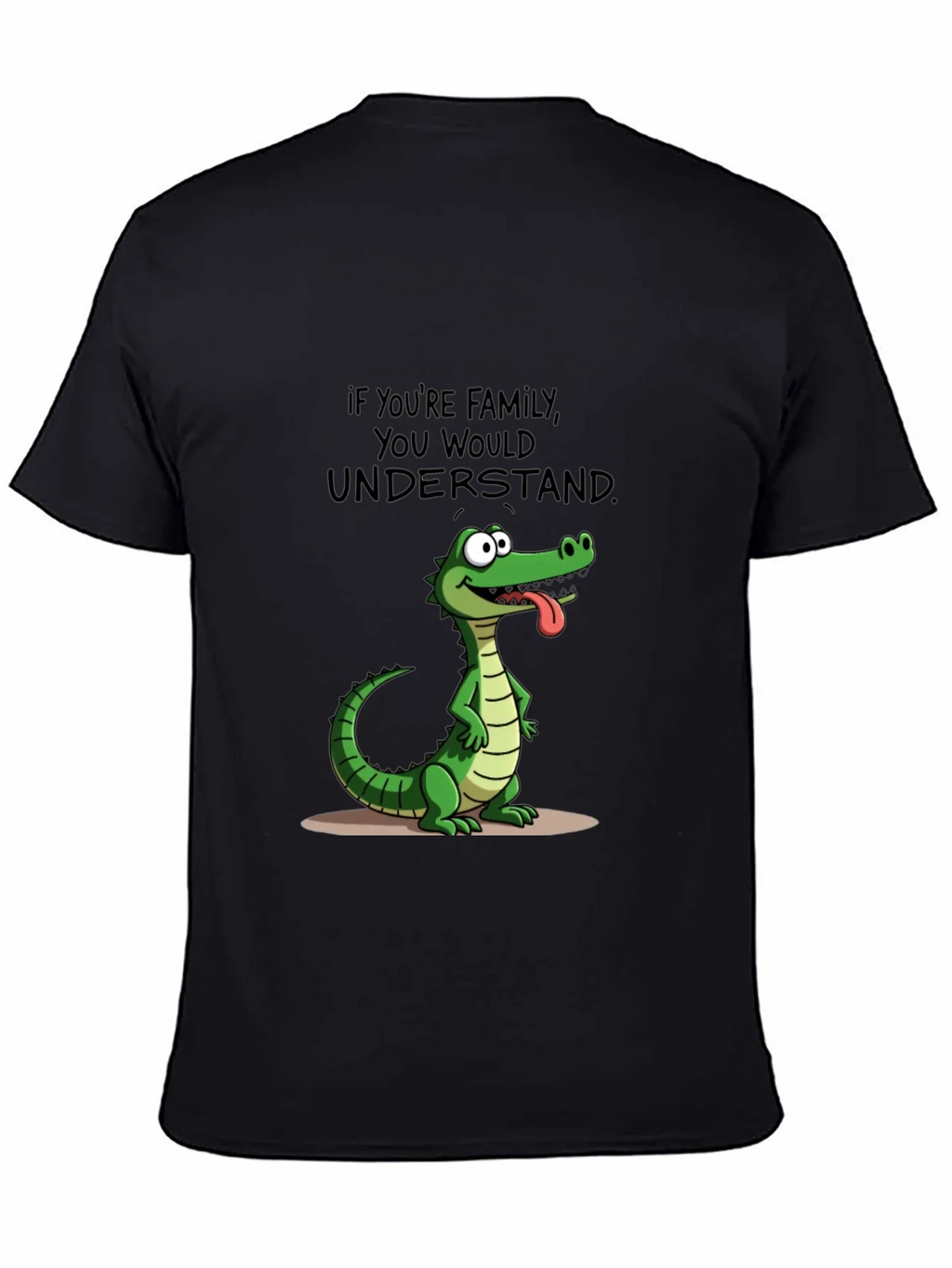 Family Humor T-Shirt: Crocodile Design product image 4
