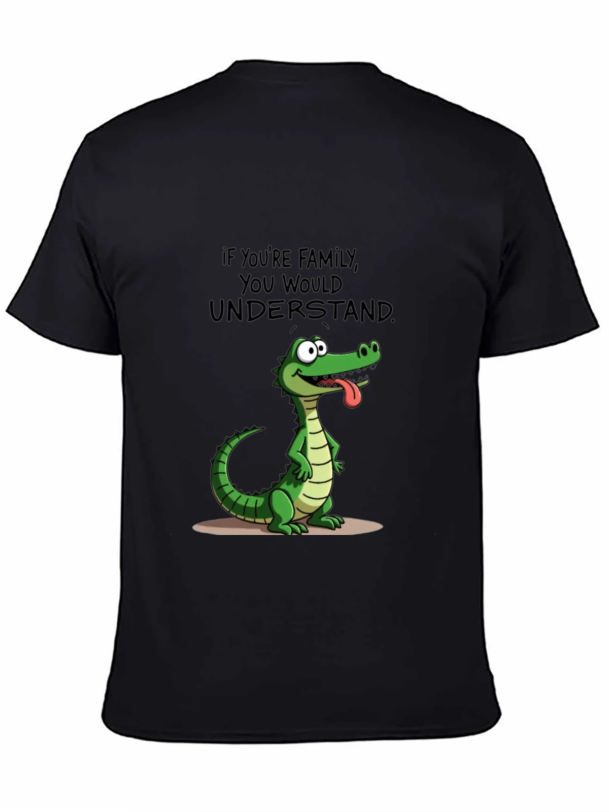 Family Humor T-Shirt: Crocodile Design product image 4