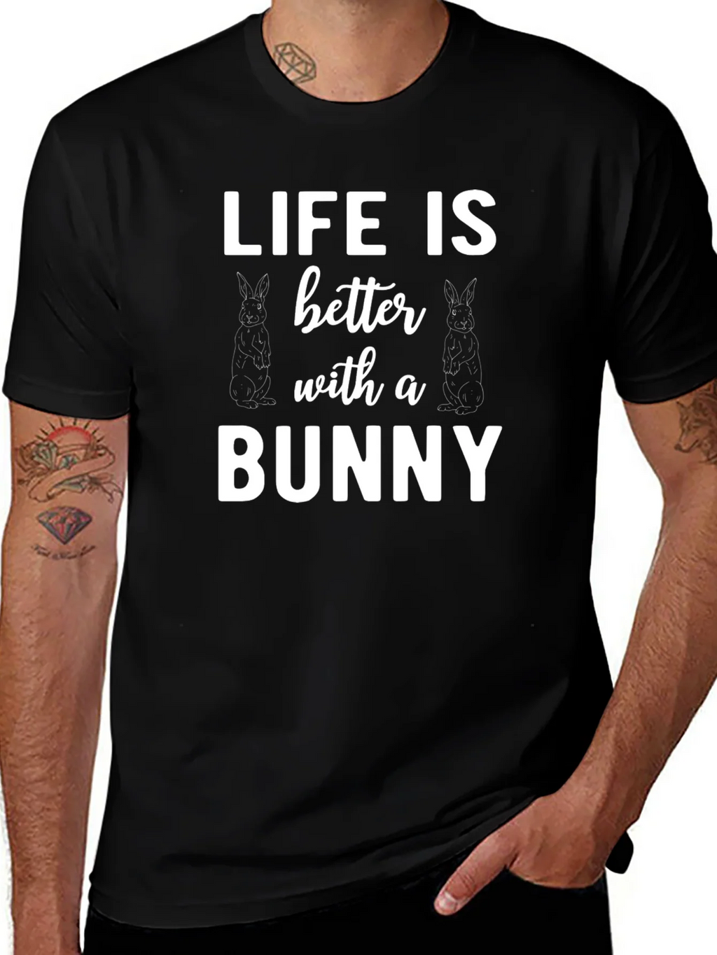 Life Is Better With a Bunny Graphic Tee product image 1