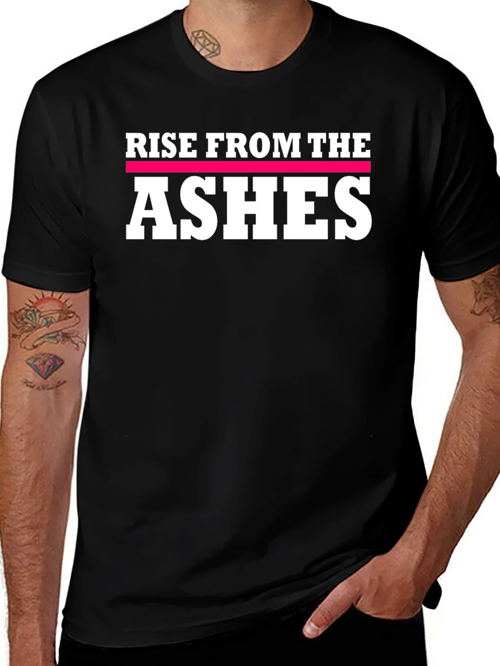 Rise From The Ashes Graphic Tee - Black product image 1