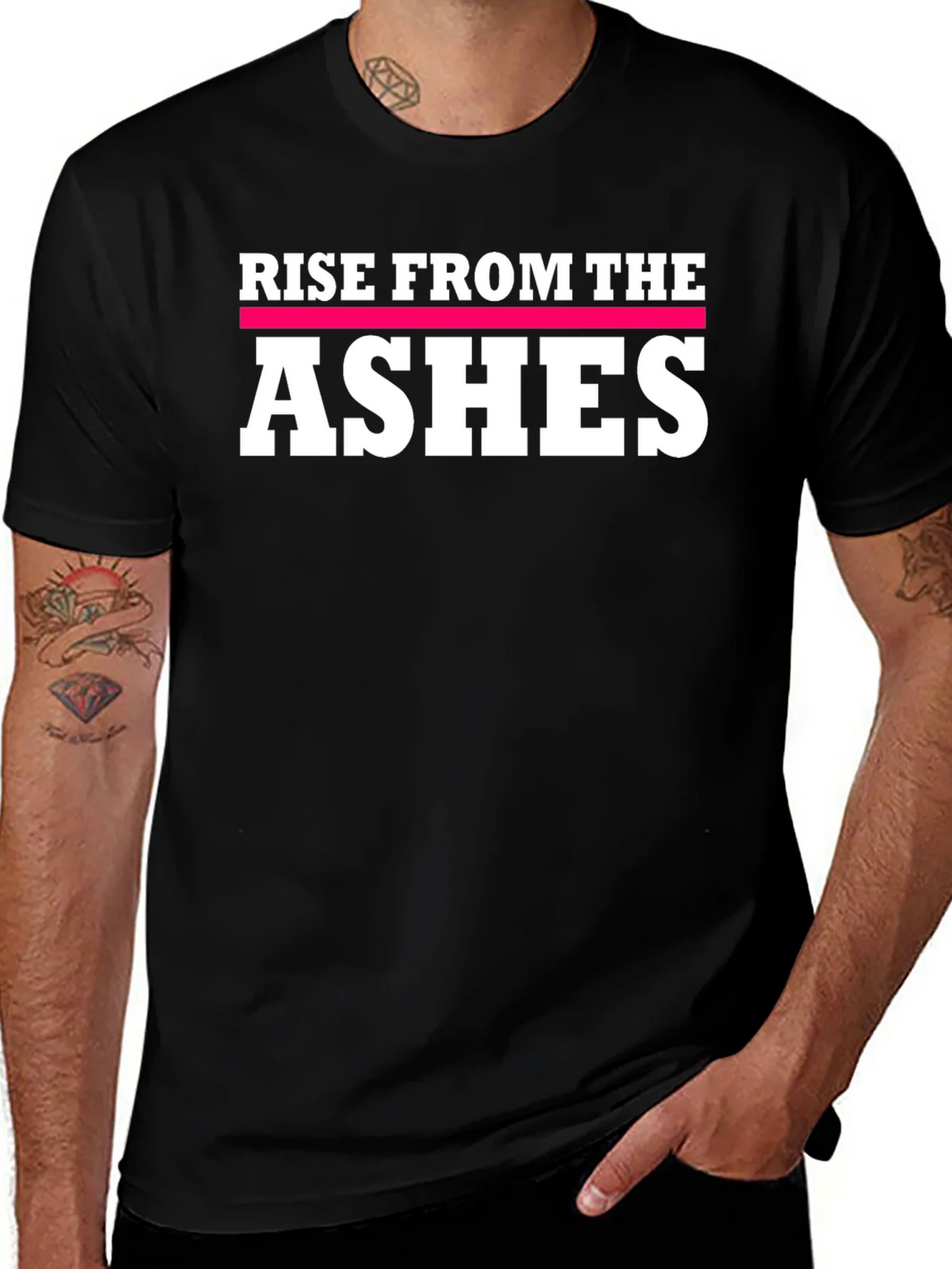 Rise From The Ashes Graphic Tee - Black product image 1