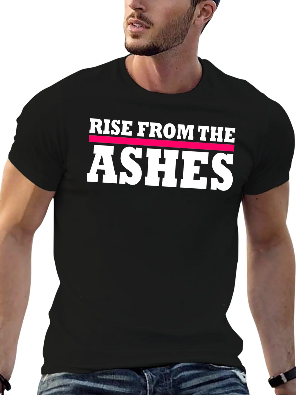 Rise From The Ashes Graphic Tee - Black product image 6