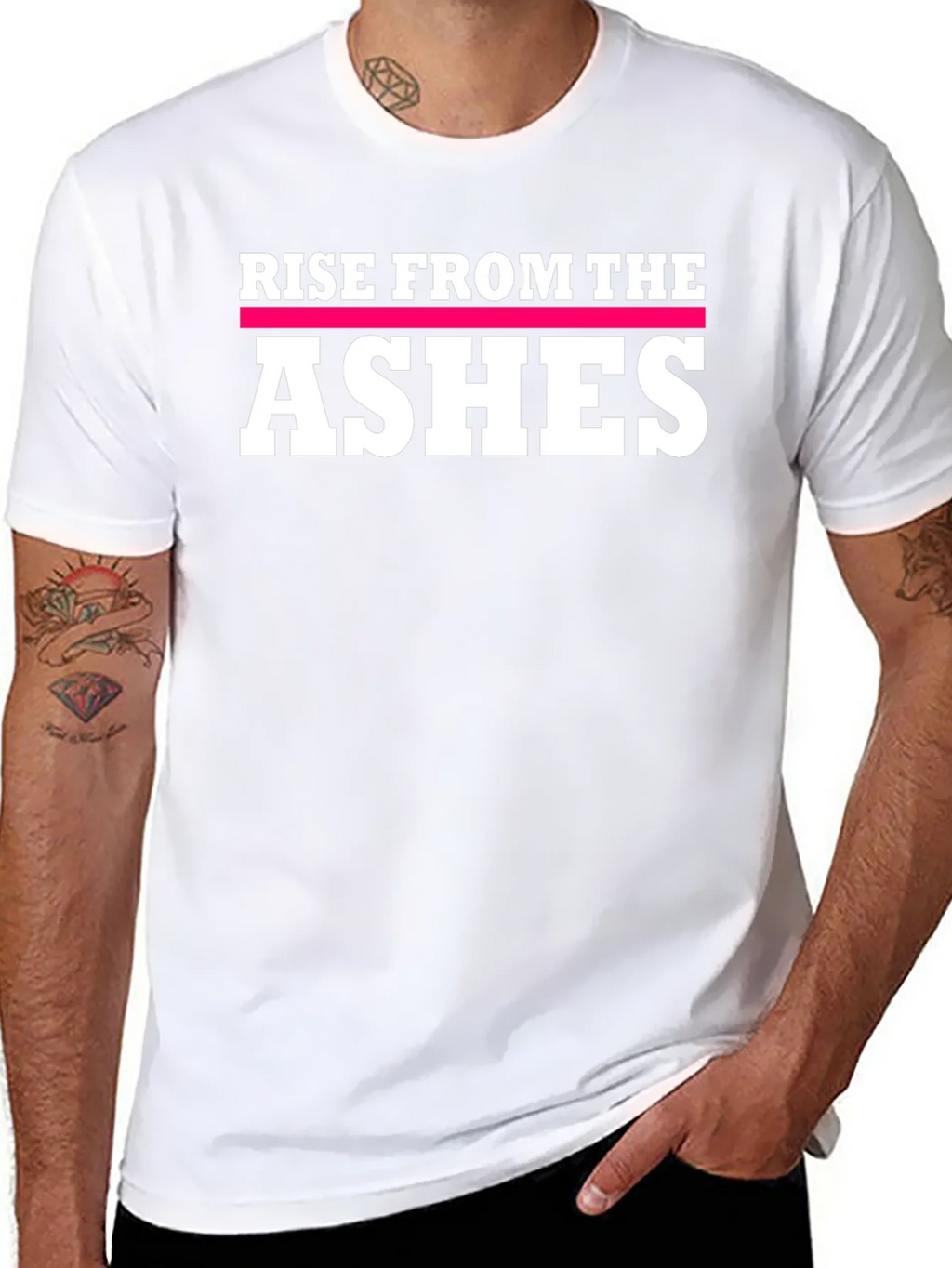 Rise From The Ashes Graphic Tee - Black product image 7