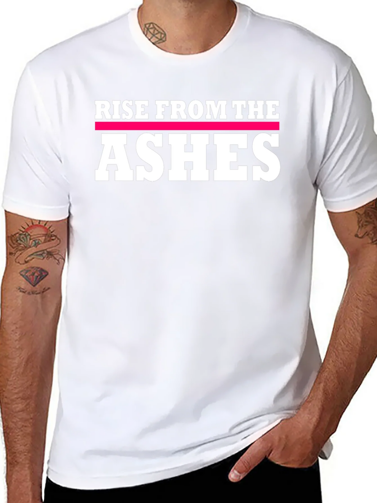 Rise From The Ashes Graphic Tee - Black product image 7