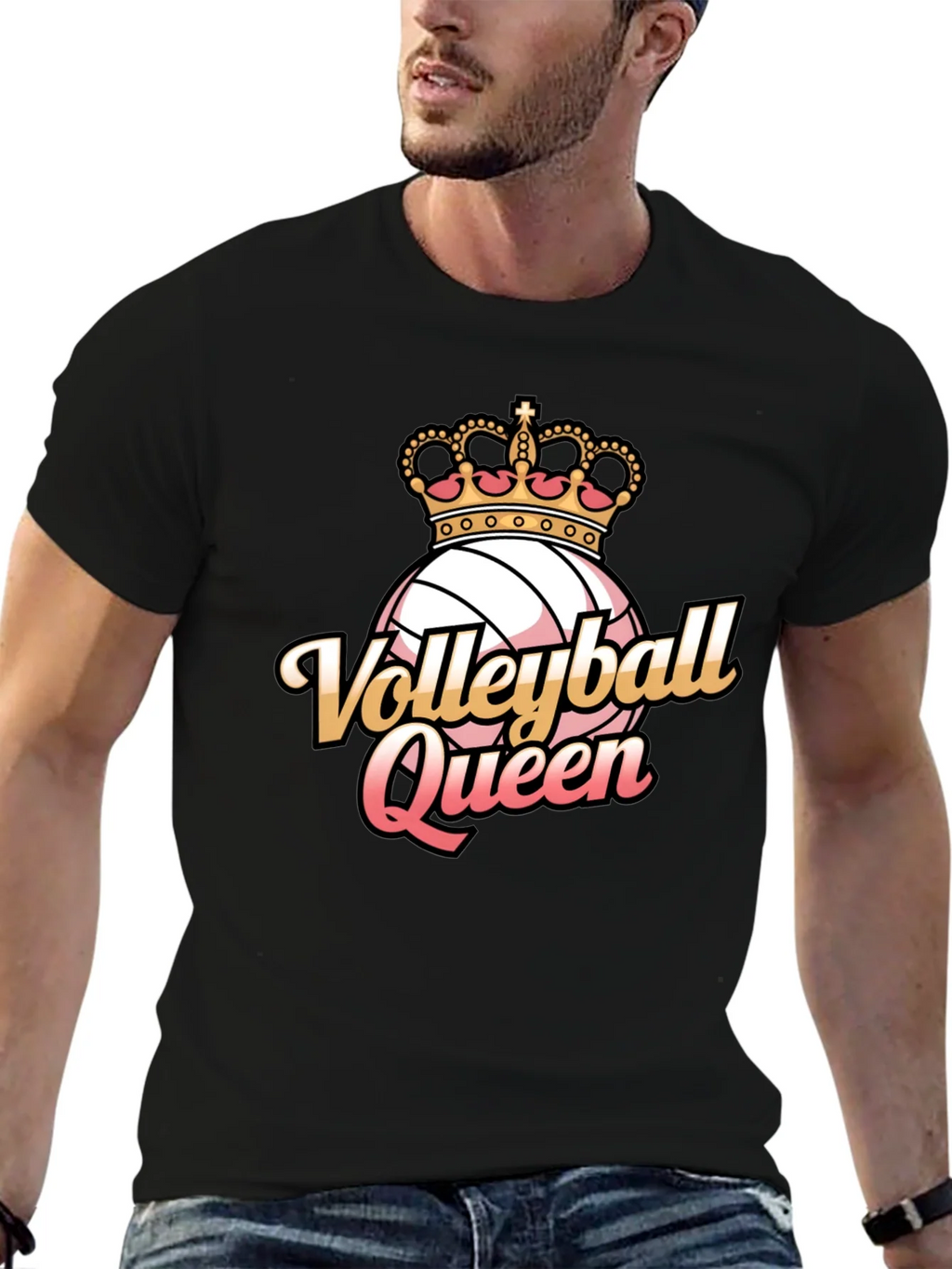 Volleyball Queen Graphic Tee product image 6