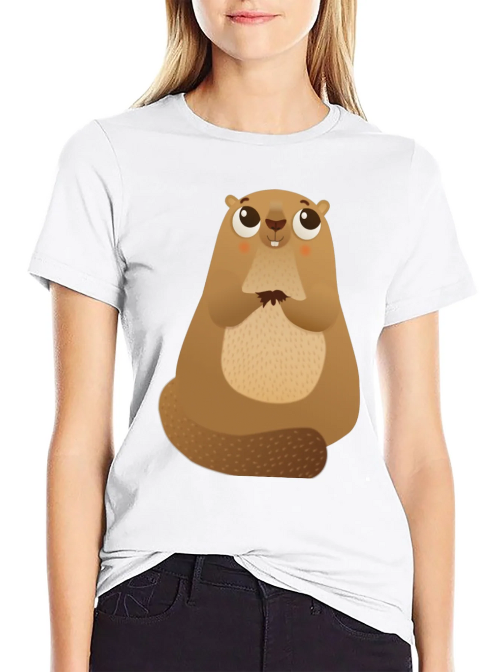 Cute Beaver Graphic Tee - Soft Cotton Comfort product image 11