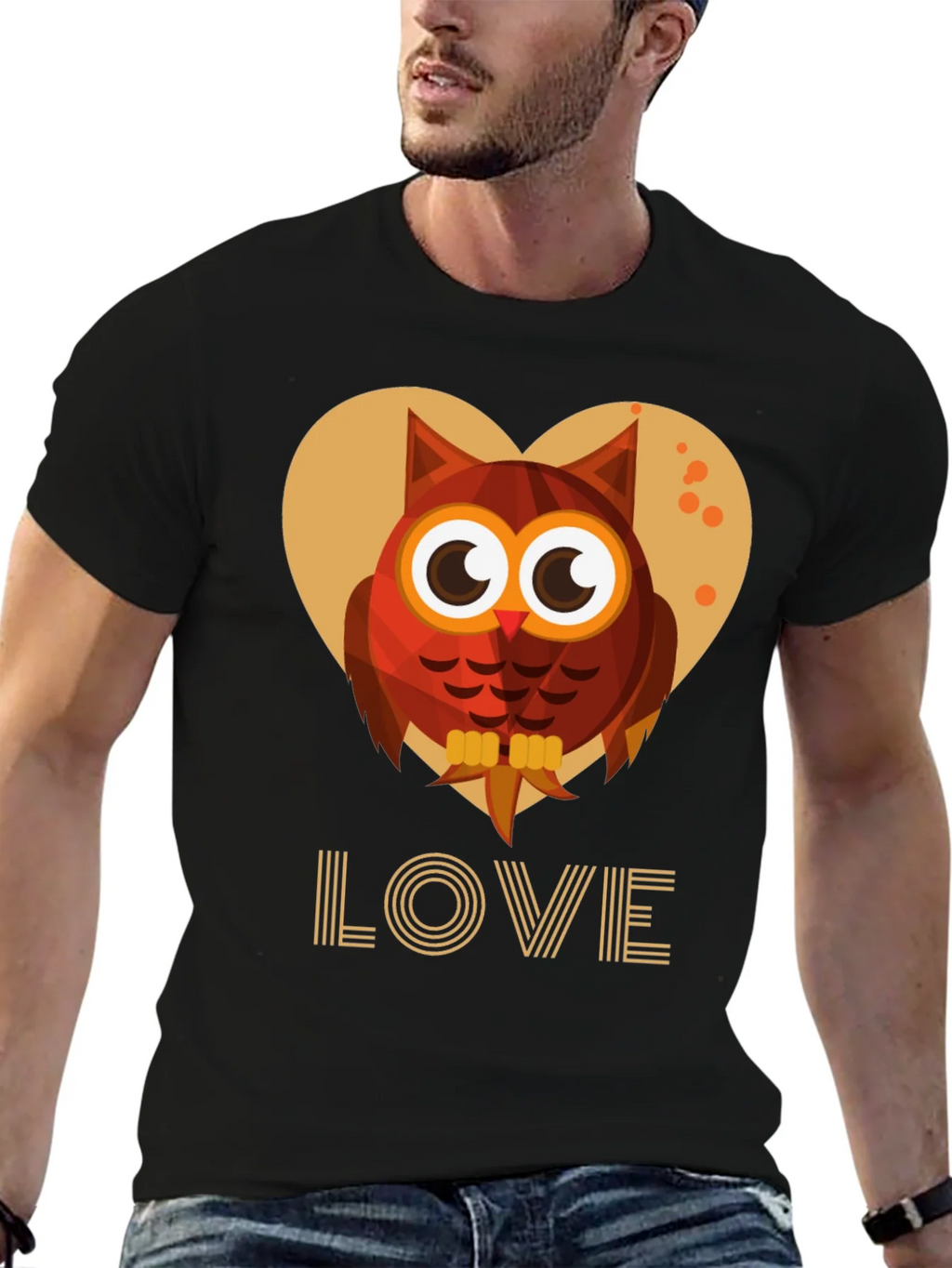 Owl Love Graphic Tee - Cute Bird Design product image 9