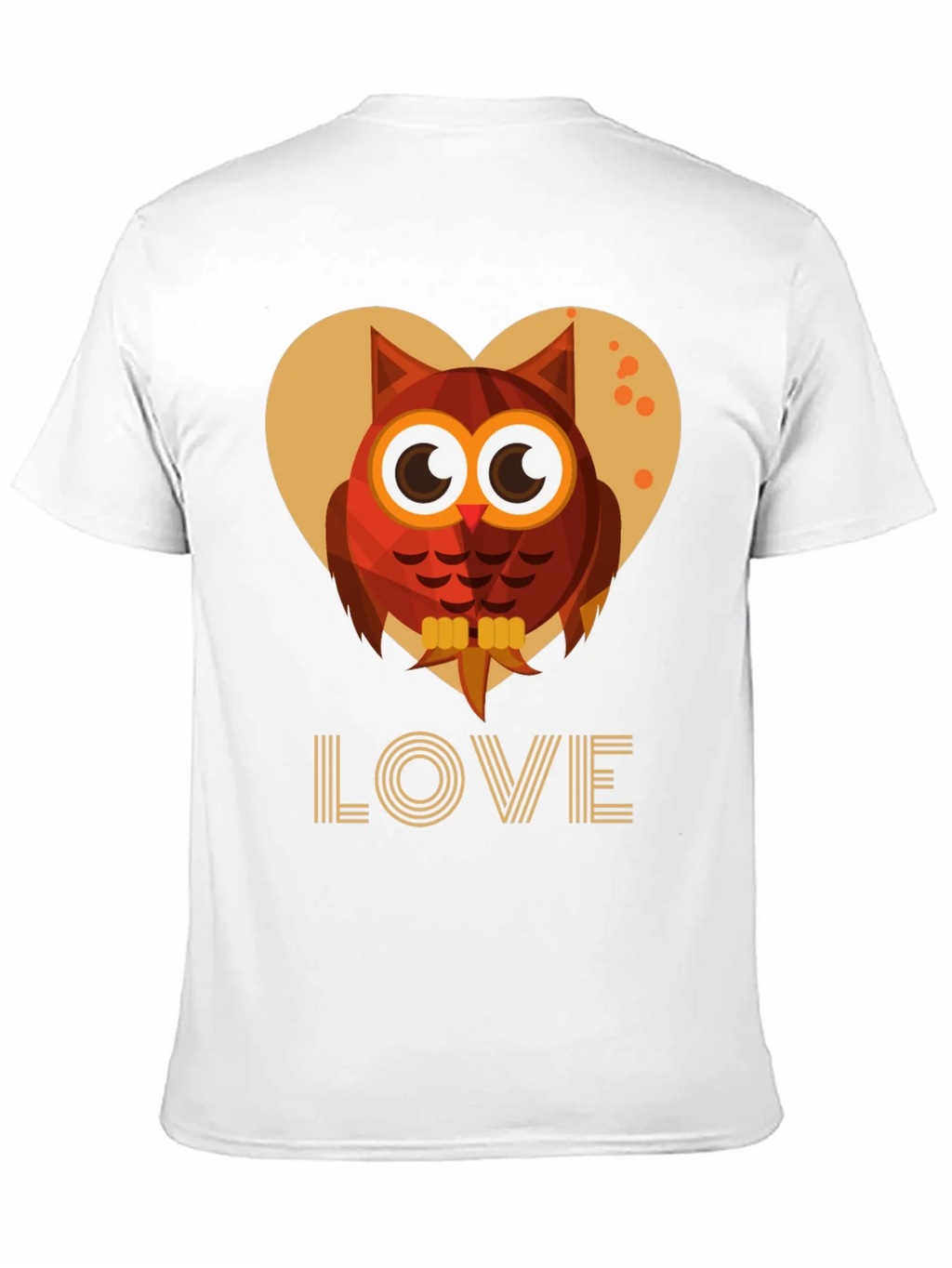 Owl Love Graphic Tee - Cute Bird Design product image 2