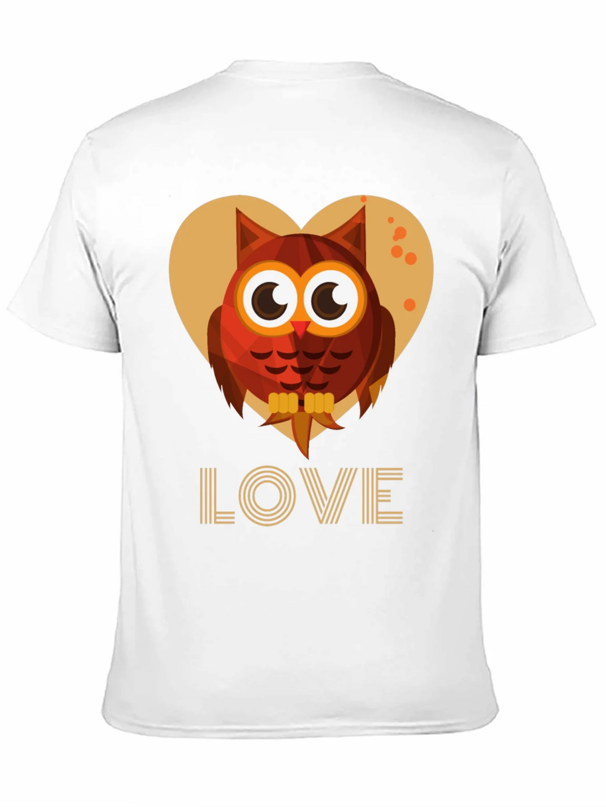 Owl Love Graphic Tee - Cute Bird Design product image 2