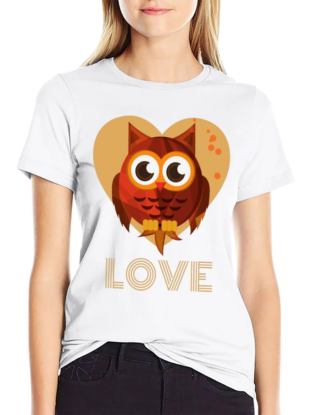Owl Love Graphic Tee - Cute Bird Design product image 11