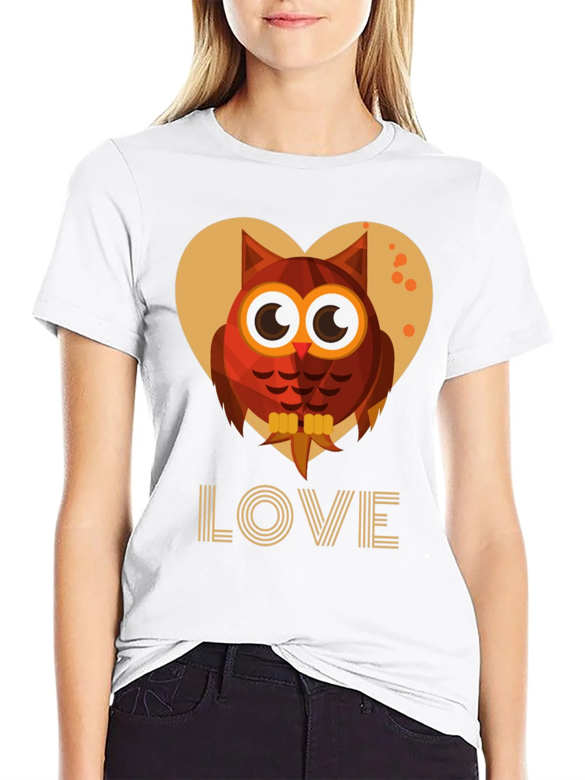 Owl Love Graphic Tee - Cute Bird Design product image 11