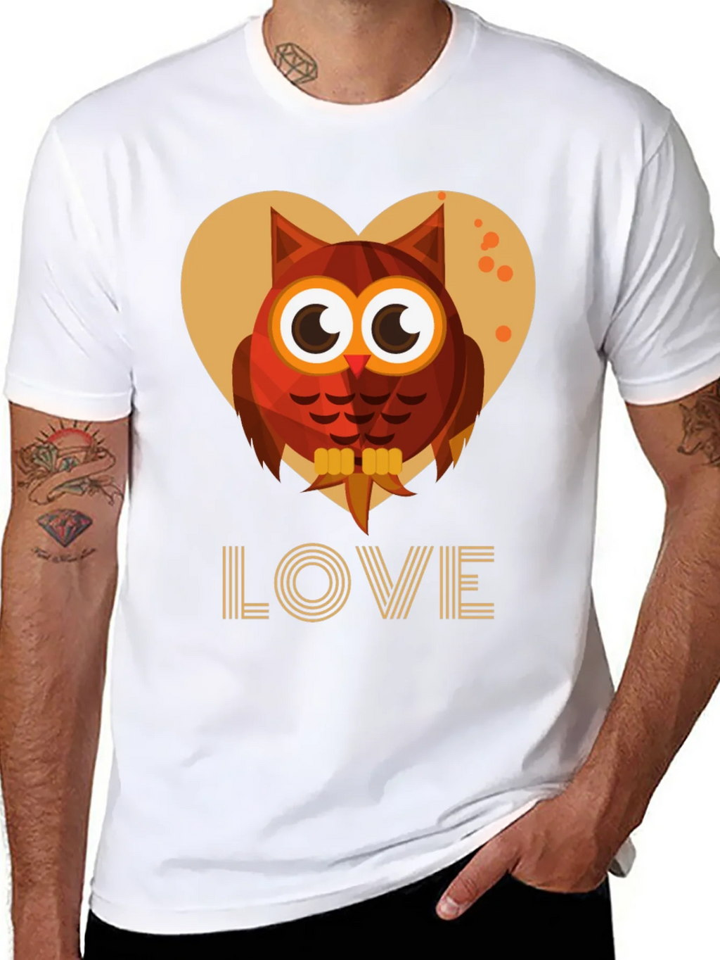 Owl Love Graphic Tee - Cute Bird Design product image 10