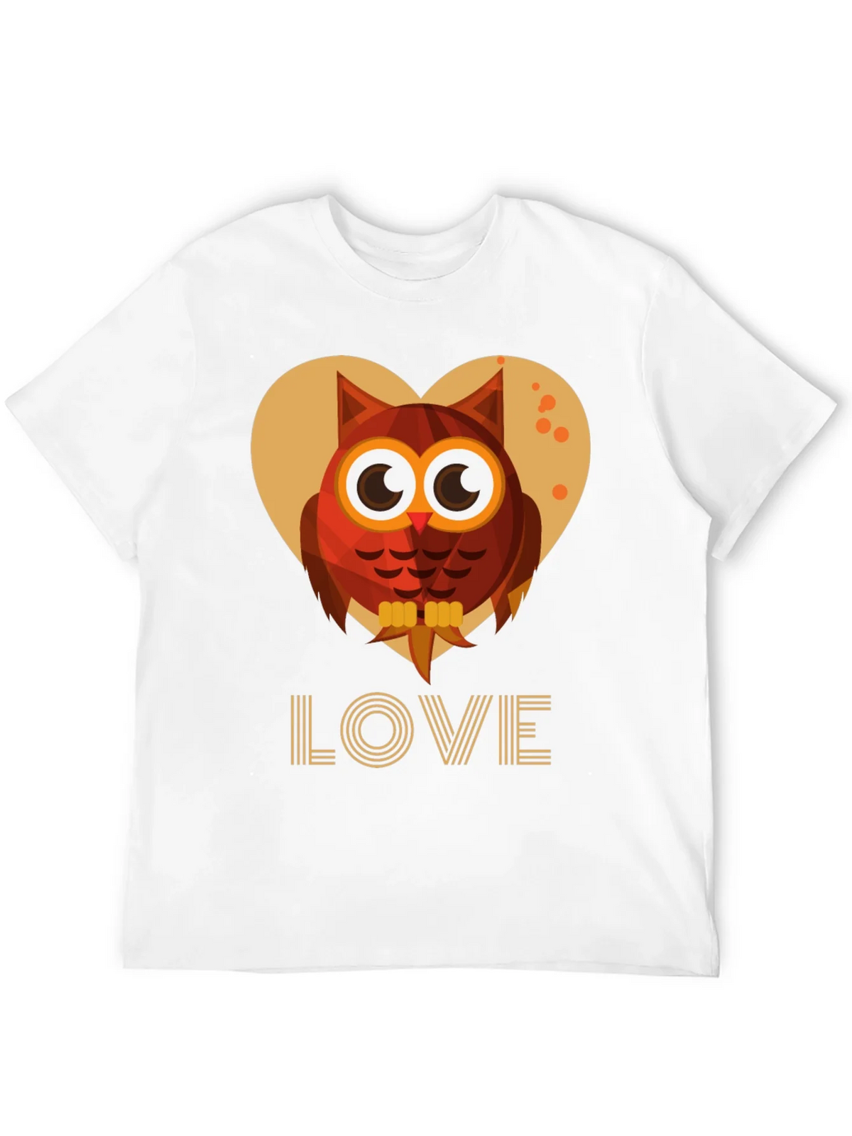 Owl Love Graphic Tee - Cute Bird Design product image 3