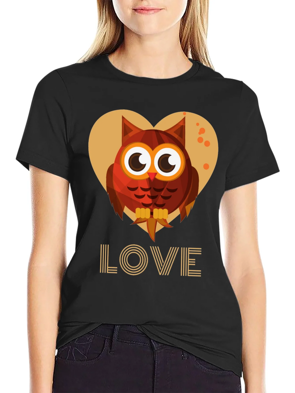 Owl Love Graphic Tee - Cute Bird Design product image 5
