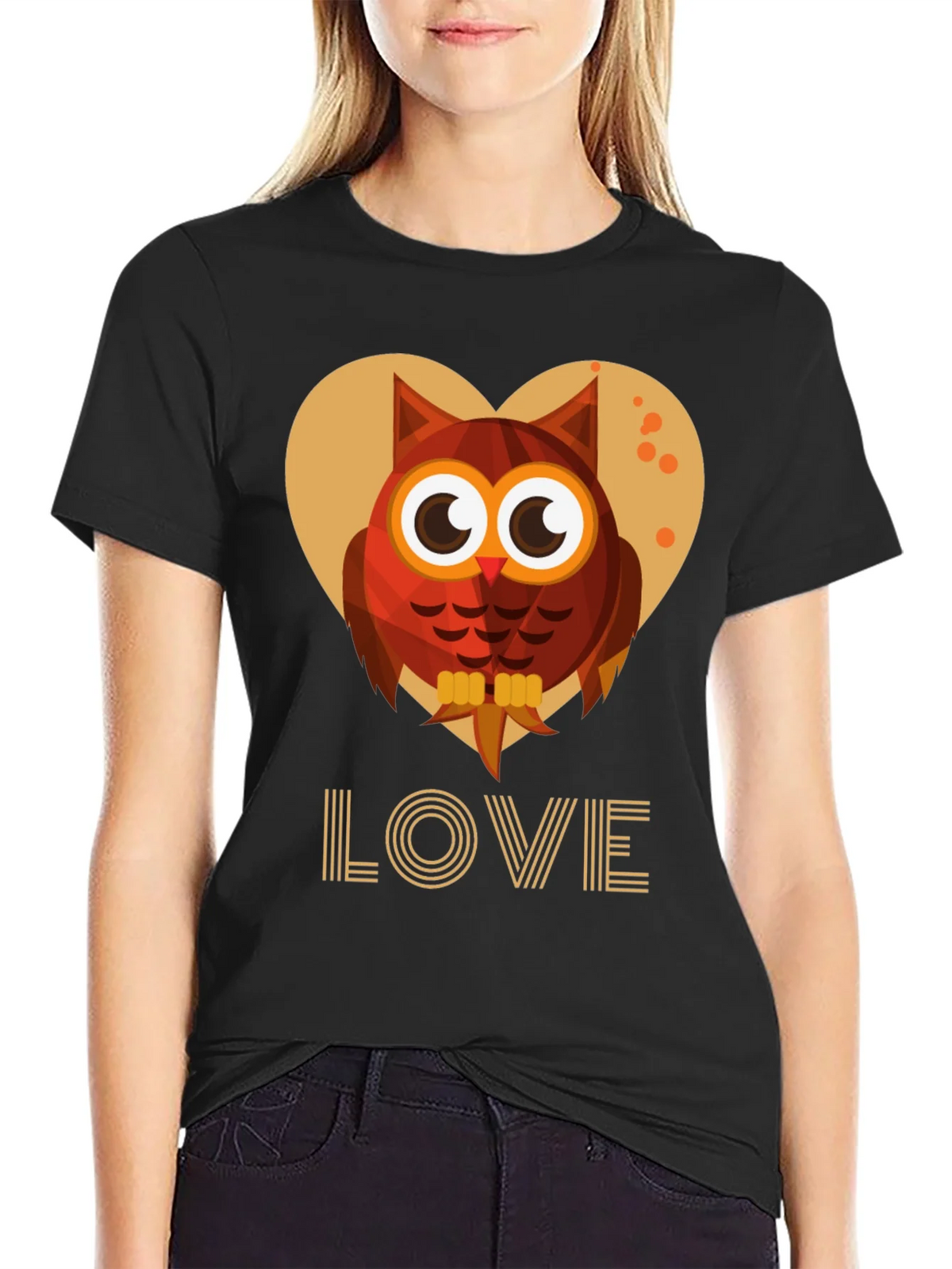 Owl Love Graphic Tee - Cute Bird Design product image 5
