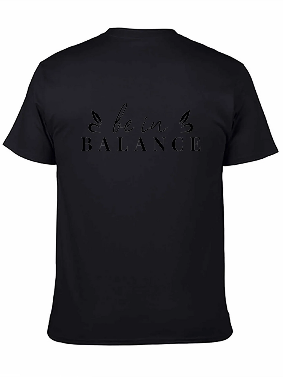 Be In Balance Graphic Tee - Black Casual Comfort product image 4