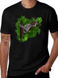 Sloth Nap Graphic Tee - Relaxed Casual Style product image 1