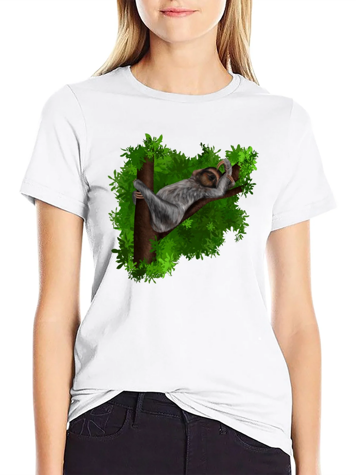 Sloth Nap Graphic Tee - Relaxed Casual Style product image 8