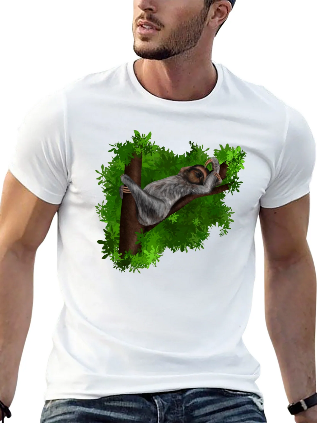 Sloth Nap Graphic Tee - Relaxed Casual Style product image 12