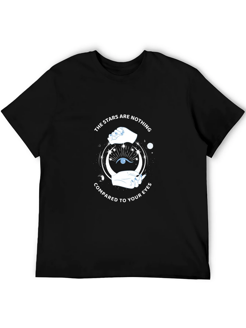 Celestial Eye Graphic Tee - Stars Compared to Your Eyes product image 5