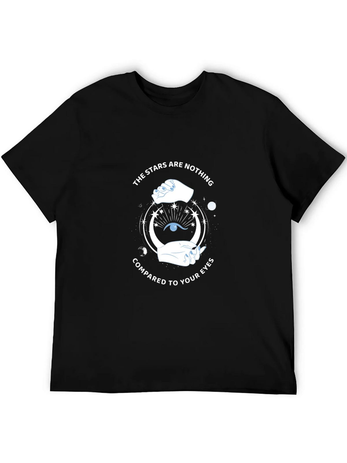 Celestial Eye Graphic Tee - Stars Compared to Your Eyes product image 5