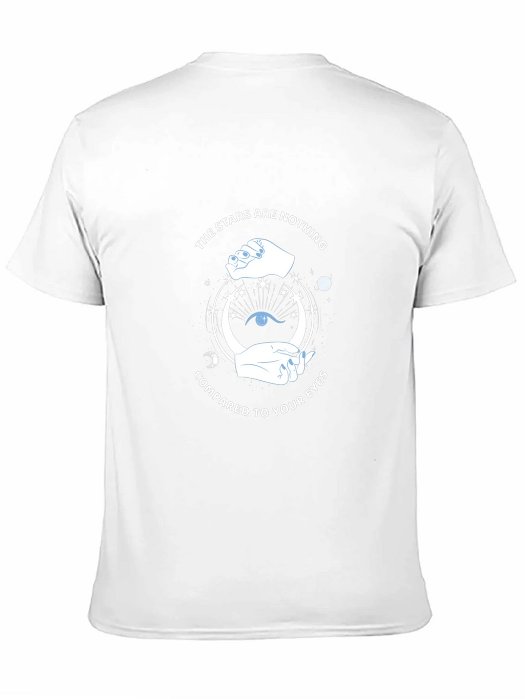 Celestial Eye Graphic Tee - Stars Compared to Your Eyes product image 10