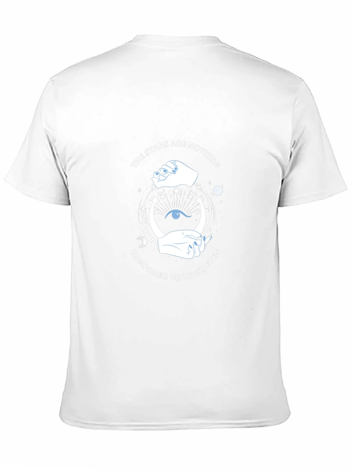 Celestial Eye Graphic Tee - Stars Compared to Your Eyes product image 10
