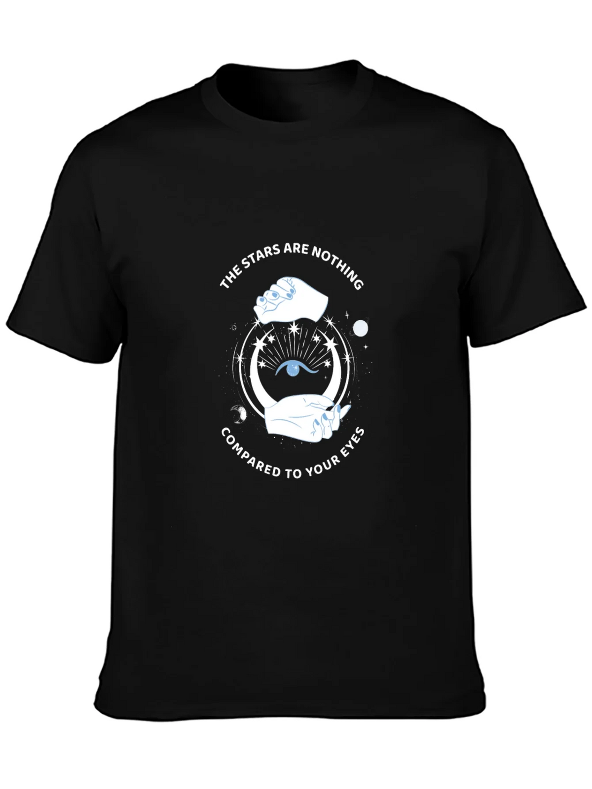 Celestial Eye Graphic Tee - Stars Compared to Your Eyes product image 3
