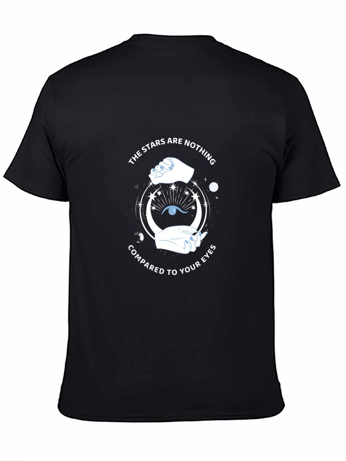 Celestial Eye Graphic Tee - Stars Compared to Your Eyes product image 4
