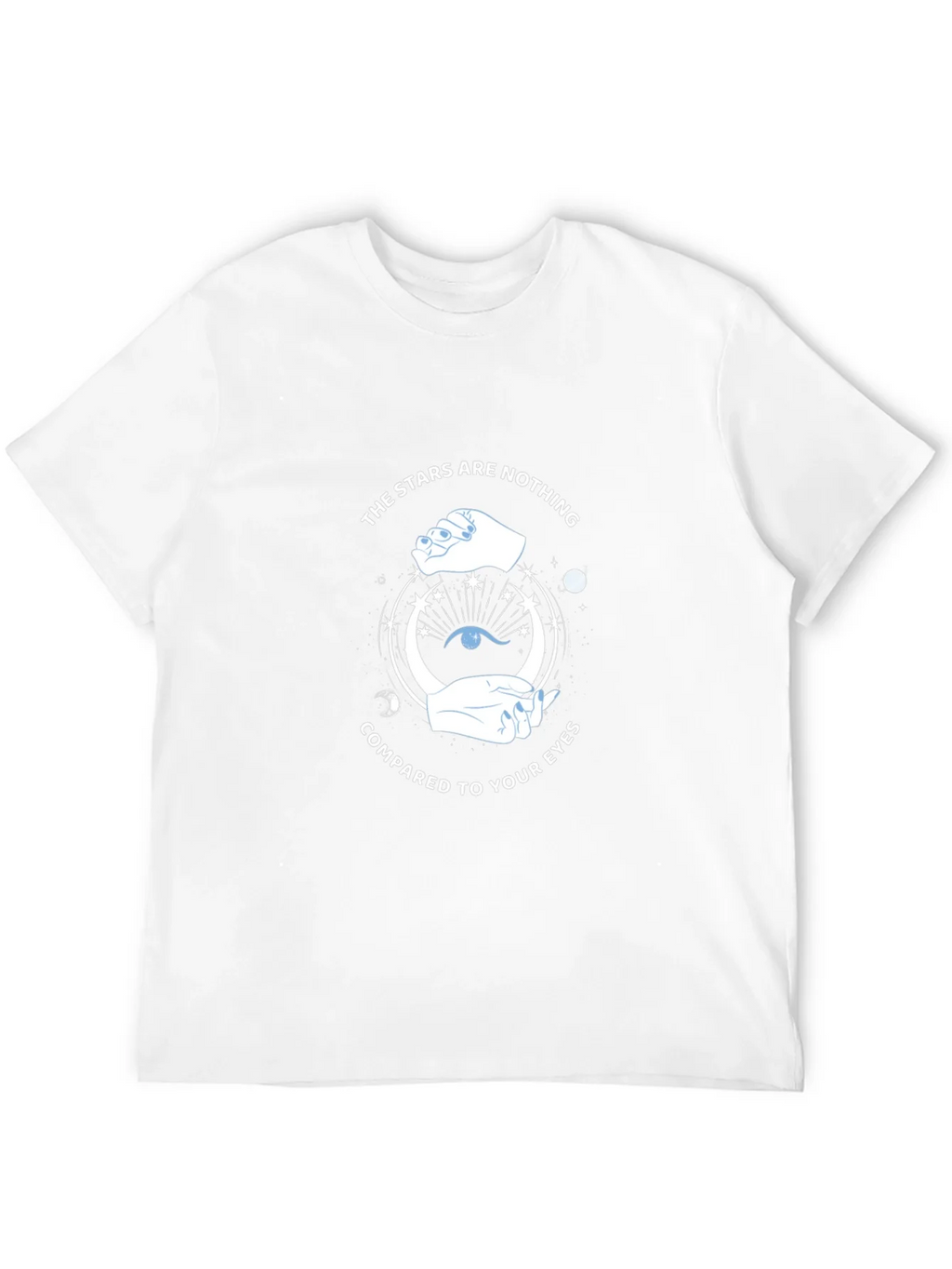 Celestial Eye Graphic Tee - Stars Compared to Your Eyes product image 11