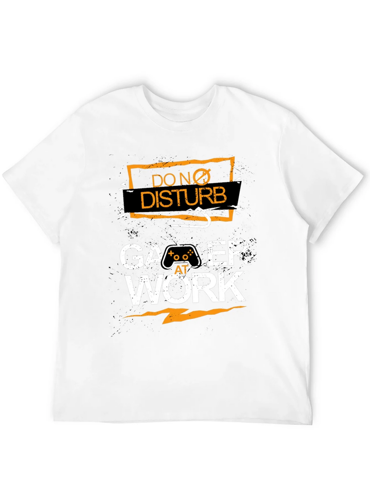 Gamer At Work Black Graphic Tee product image 11
