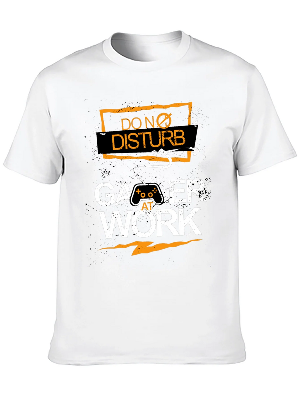 Gamer At Work Black Graphic Tee product image 9
