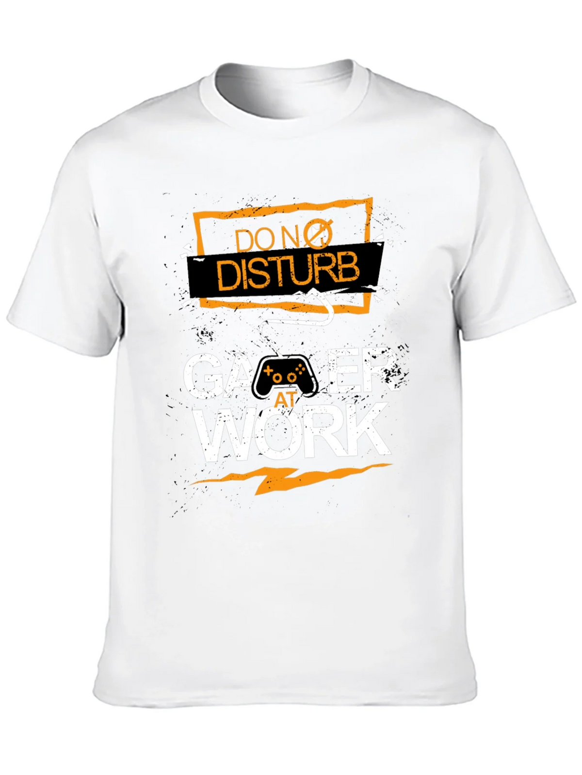 Gamer At Work Black Graphic Tee product image 9
