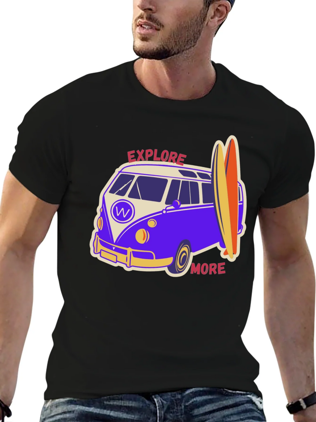 Explore More Surf Van Graphic Tee product image 6