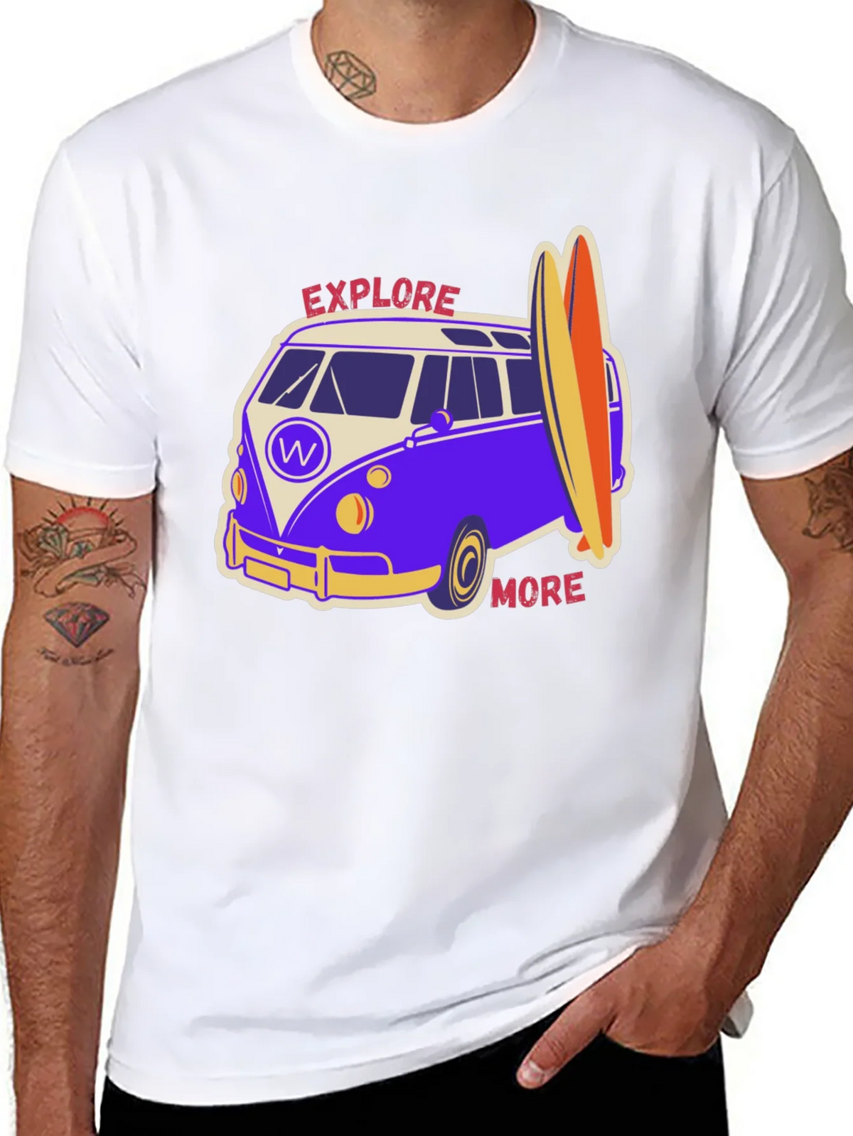 Explore More Surf Van Graphic Tee product image 7