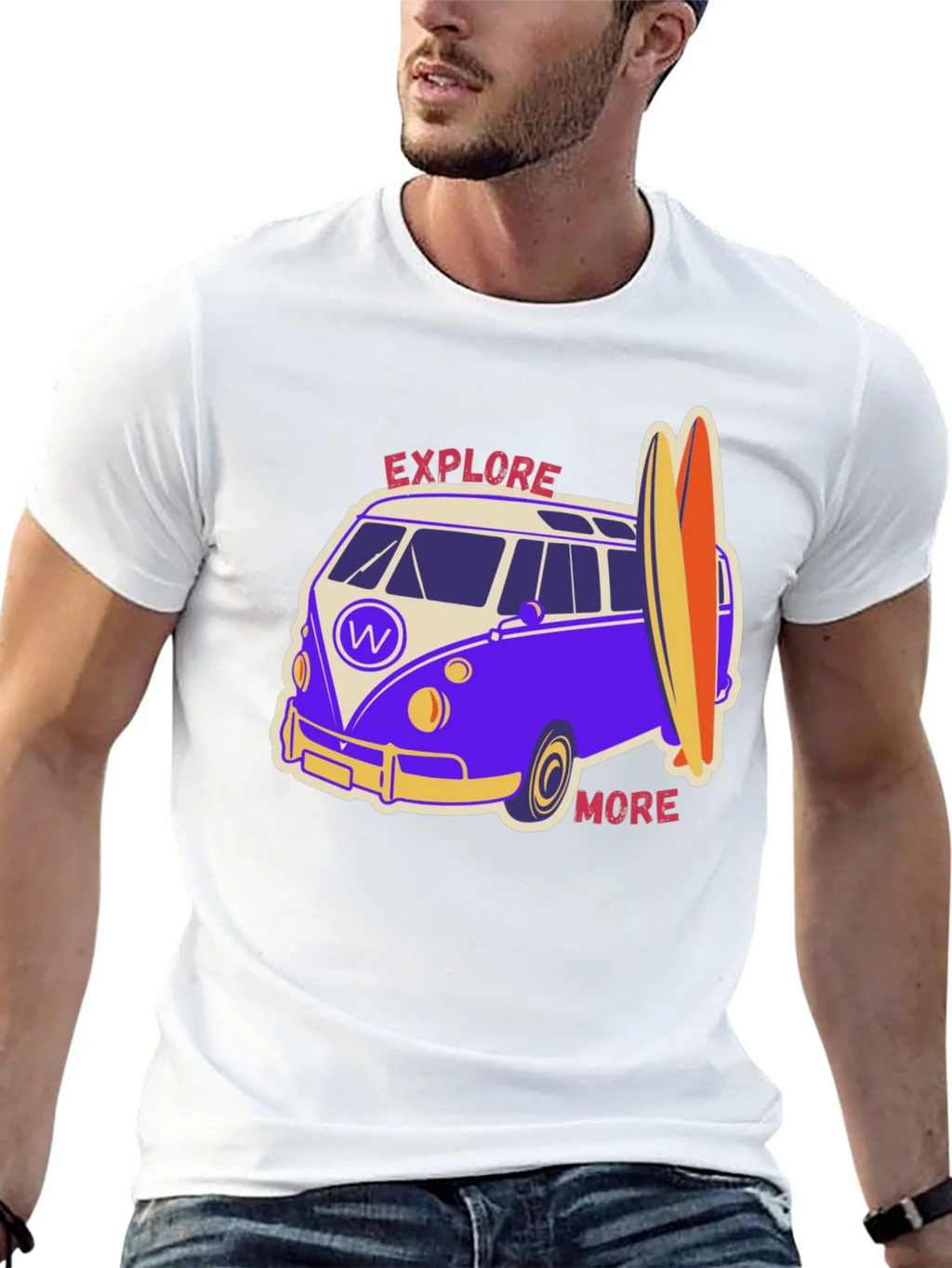Explore More Surf Van Graphic Tee product image 12